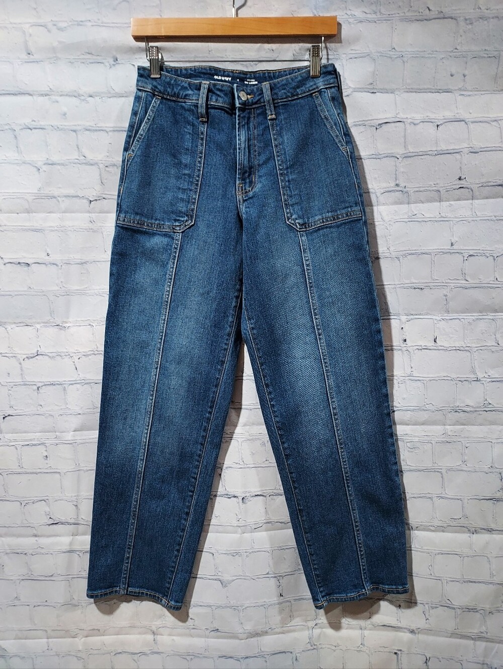 Old Navy OG Loose High Rise Size 4 Denim Jeans Festival 90's
